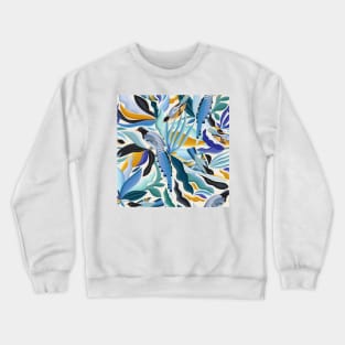 Tropical Birds / Exotic Nature Crewneck Sweatshirt